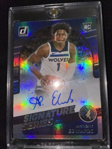 Panini Donruss Signature Series Sg Aed Anthony Edwards Au