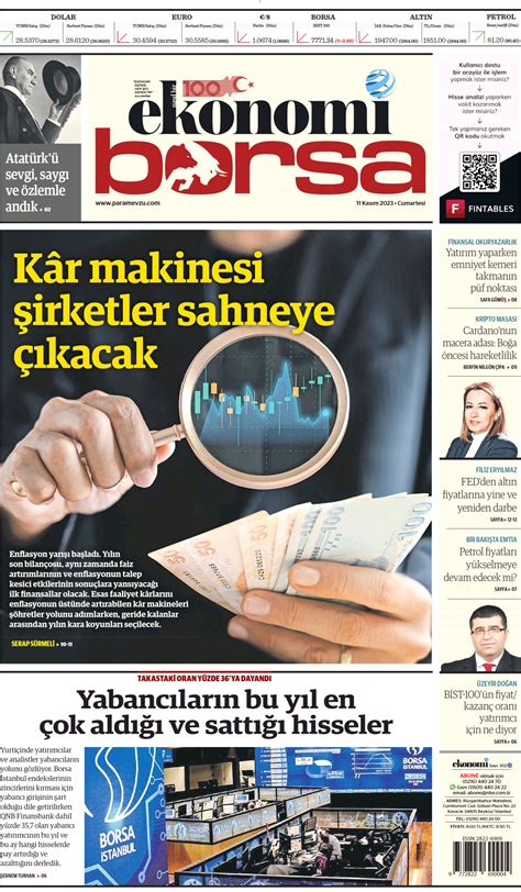 Nas L Bir Ekonomi Gazetesi Kas M Cumartesi G N Man Eti