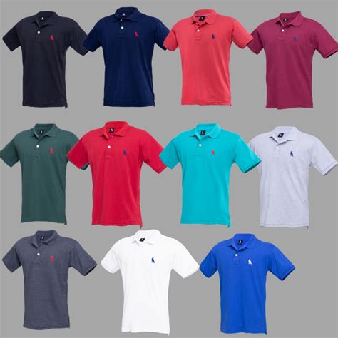 Kit Camisas Gola Polo Masculina Premium Lisa Blusas Camiseta Shopee