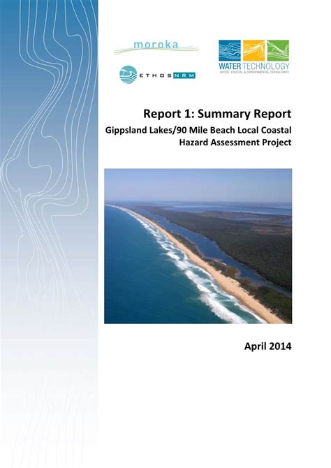 Gippsland Lakes 90 Mile Beach Coastal Hazard Assessment DocsLib