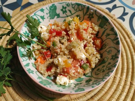 ENSALADA DE COUS COUS INTEGRAL El paraíso sin azúcar