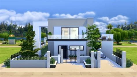 Modern House | No CC | 13 - Screenshots - The Sims 4 Rooms / Lots ...