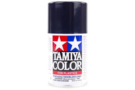 Our 85055 Tamiya TS 55 Dark Blue Lacquer Spray Paint 100ml Is In