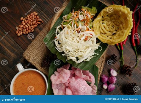 Asinan Betawi Or Traditional Food From Indonesia Made From Mix