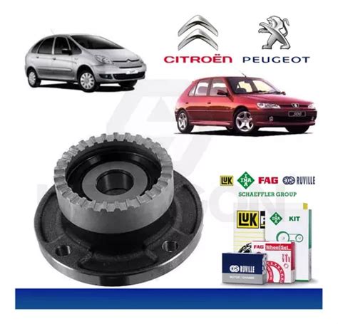 Cubo Roda Traseiro Citroen Xsara Peugeot C Rolamento Abs