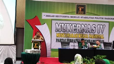 Hadiri Mukernas Ppp Kubu Djan Faridz Islah Tak Mudah Okezone Nasional