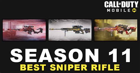 Best Sniper Rifle In COD Mobile Season 11 2023