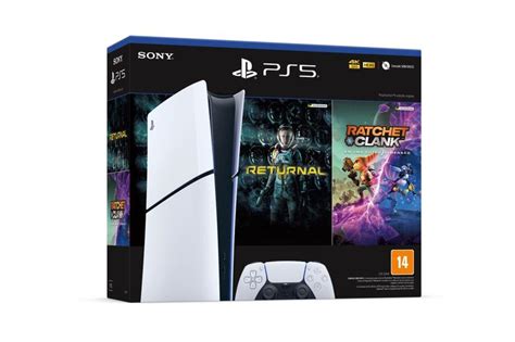 Console Playstation Digital Slim Branco Tb Returnal E Ratchet E