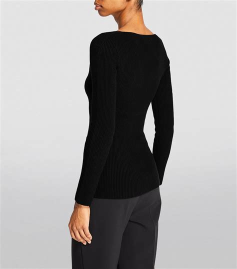 Arch Cashmere Amirah Ribbed Top Harrods Us