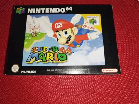 Jeu Super Mario 64 N64 Pal Avec Boite Et Notice Eur 89 99