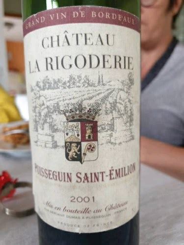 Château Rigoderie Puisseguin Saint Emilion Vivino US