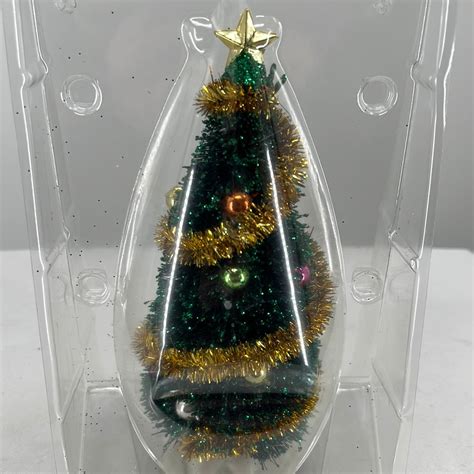 Lemax Christmas Village Sparkling Green Christmas Tree – blackcatthriftco