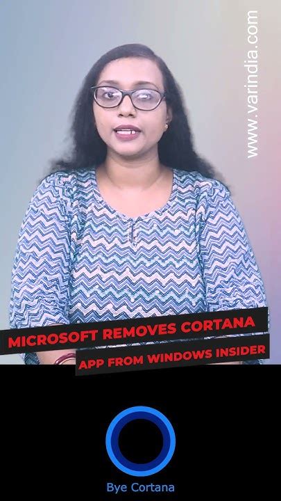 Microsoft Removes Cortana App From Windows Insider Shortsvideo Youtube