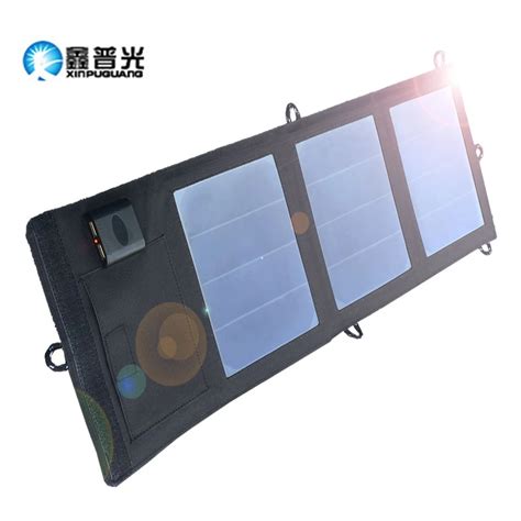 XINPUGUANG 6v 12w Folding Foldable Waterproof Solar Panel 2A Solar Dual