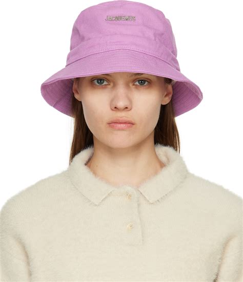 Jacquemus Purple Le Papier Le Bob Gadjo Bucket Hat SSENSE Canada