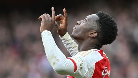 Nketiah Dedicates First Hat Trick To Aunt Who Passed Away