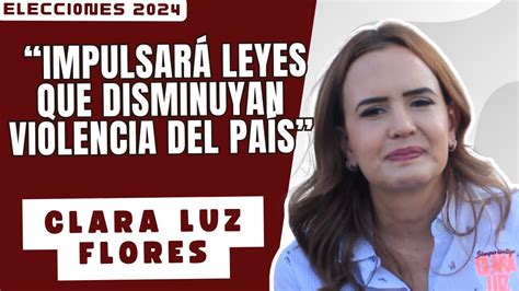 Clara Luz Flores Candidata Diputada Federal Distrito 3 De Escobedo Nl