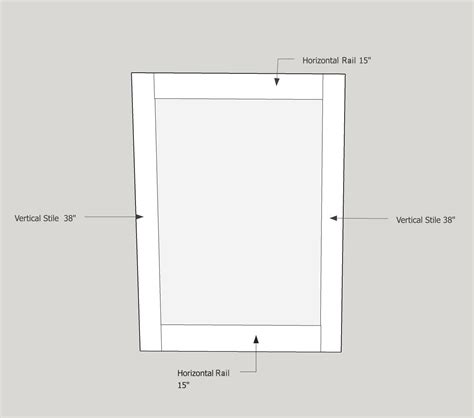 Remodelaholic | How To Make A Shaker Cabinet Door