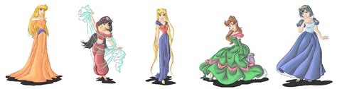 Sailor Princesses by Ebsie on DeviantArt