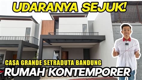 RUMAH KONTEMPORER YANG UDARANYA SEJUK INI COZY BANGET CEPET BANGET