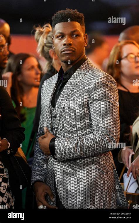 John Boyega poses for photographers upon arrival for the UK Gala Screening of the film 'The ...