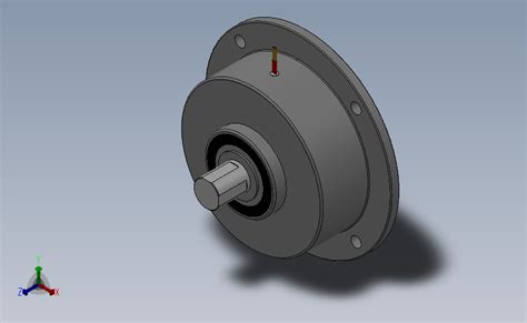 Zkb型单出轴、止口支撑、强制风冷磁粉制动器[zkb50hbn] Solidworks 2018 模型图纸下载 懒石网