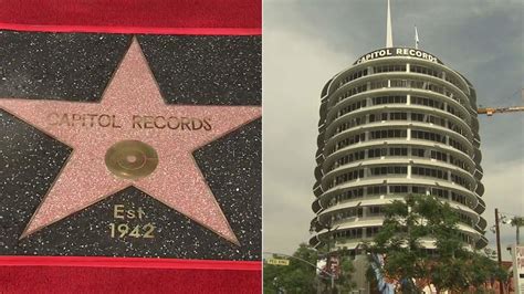 Capitol Records Receives Star Of Recognition On 75th Birthday Abc7