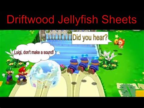 Driftwood Jellyfish Sheets Mario Luigi Dream Team With Metasage Ep