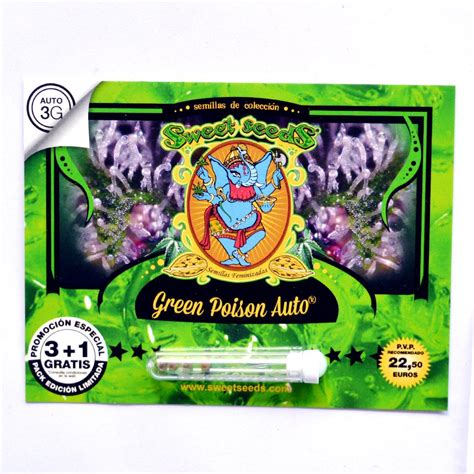 Sweet Seeds Green Poison Xl Auto X 31 Semillas Smoke Jokers