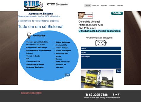 Layout Website - CTRC Sistema on Behance