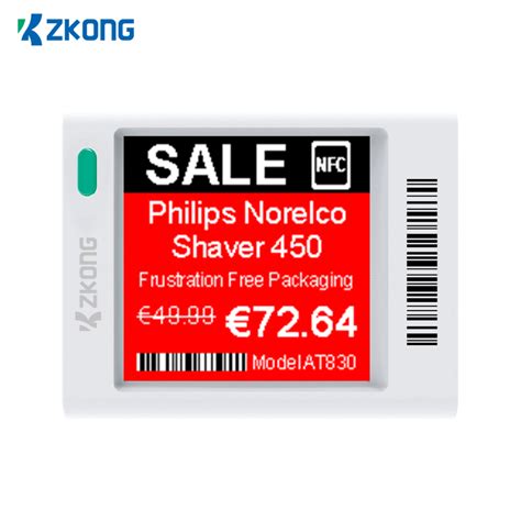 Wholesale Zkong ESL NFC 1 54 Inch Digital Price Tags Epaper Electronic