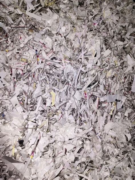 White Plain Magazine Shredded Waste Paper For Use To Product Packaging