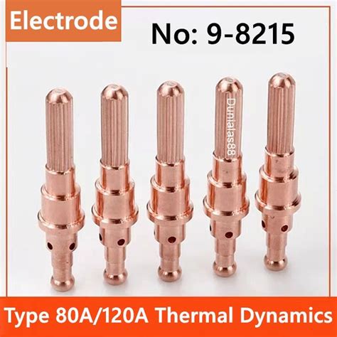 Jual 5PCS Plasma Cutting Electrode Plasma Cutting 9 8215 Thermal