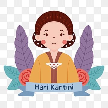 Kartini Days With Indonesian Flag Kartini Day Selamat Hari Kartini