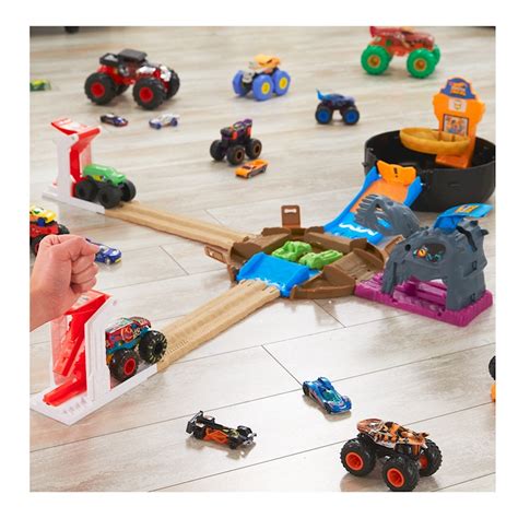 Hot Wheels Monster Truck Doppel Rampe Spielset Shop Hot Wheels Cars Trucks Race Tracks Hot