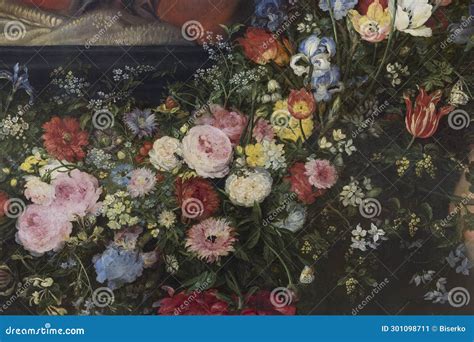 Detail Of Painting By Peter Paul Rubens And Jan Brueghel Editorial