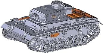 Amazon Airfix Panzer III AUSF J 1 35 WWII Military Tank Plastic