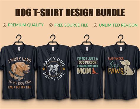 Dog T Shirt Design Bundle Behance