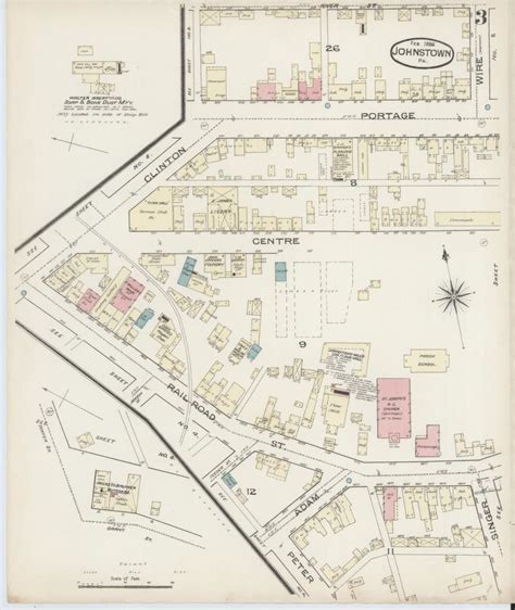 Image 3 Of Sanborn Fire Insurance Map From Johnstown Cambria County Pennsylvania Library Of