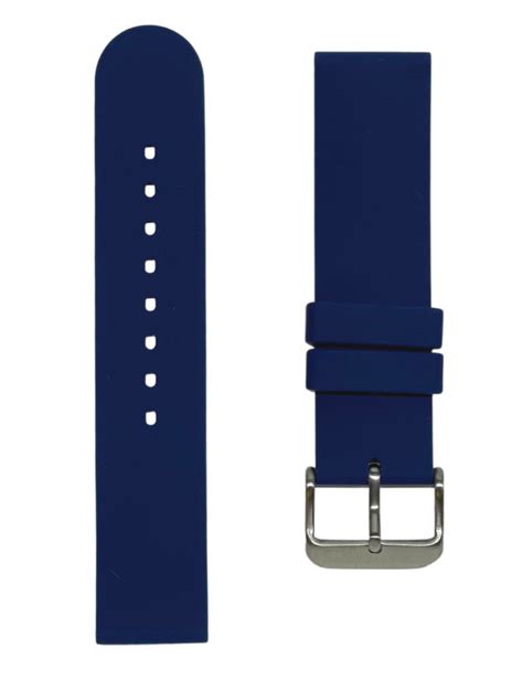 Navy Blue Thin Silicone Strap