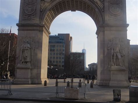 The Arch, Washington Square, Almost Spring - Washington Square Park Blog