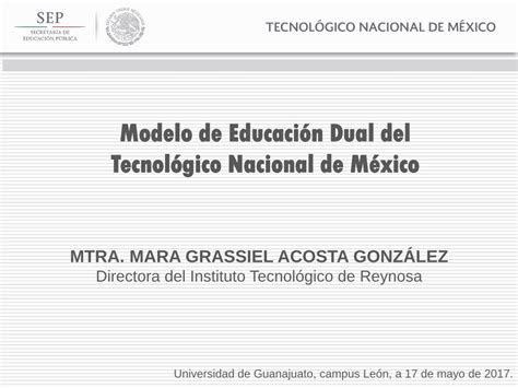 PDF Modelo de Educación Dual del Tecnológico Nacional de México