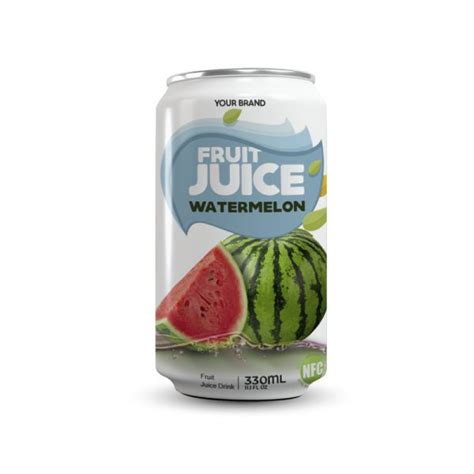 Watermelon Juice Drink 330ml Can Private Label Tan Do