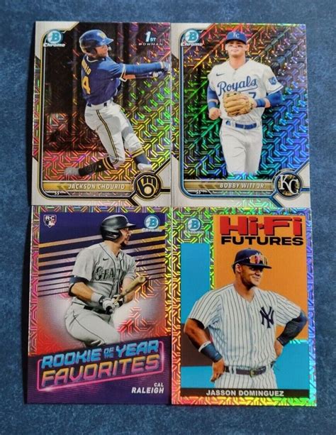 Bowman Chrome Mega Box Mojo Refractors Bcp To Bcp And Inserts