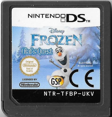 Disney Frozen Olafs Quest Cover Or Packaging Material Mobygames