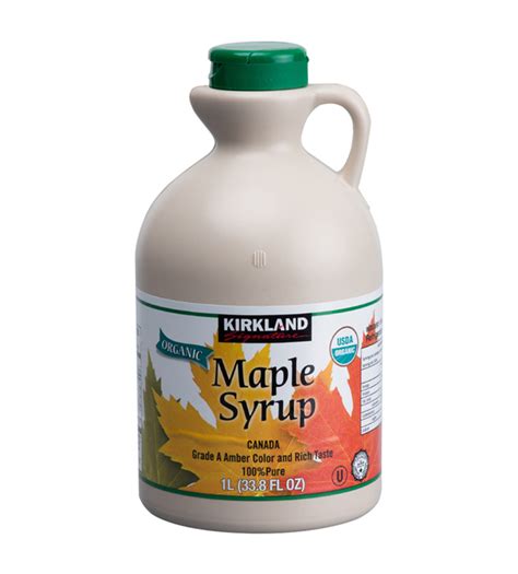 KIRKLAND SIGNATURE ORGANIC MAPLE SYRUP 1L New Earth