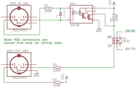 Midi Interface Schematic Midi Interface Diy Eurorack Syn