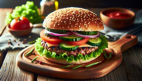 Hamburguesa Baja en Calorías Receta Saludable y Deliciosa