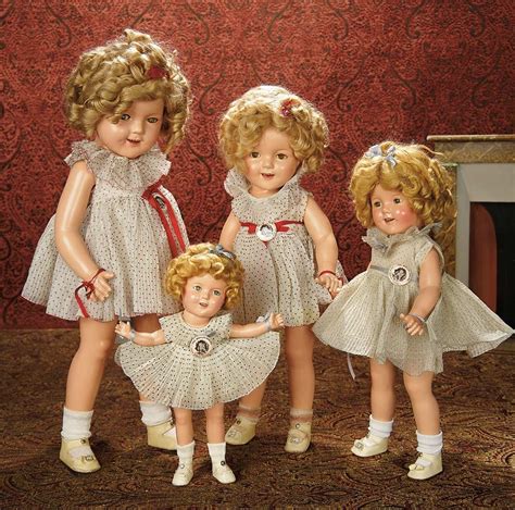 Composition Dolls USA 25 22 18 13 Shirley Temple Dolls