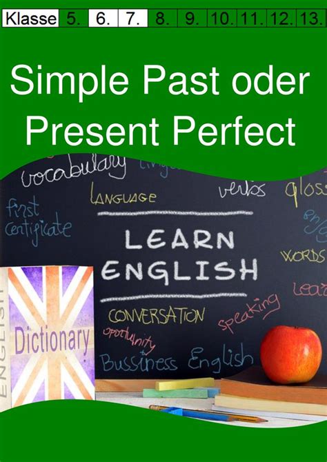 Simple Past Oder Present Perfect Arbeitsblätter Mit Lösungen